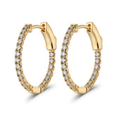 Essential Diamond Hoop Earrings (0.75ct) - Dracakis Jewellers